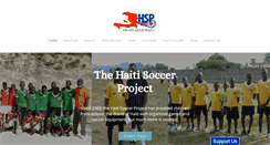 Desktop Screenshot of haitisoccerproject.org